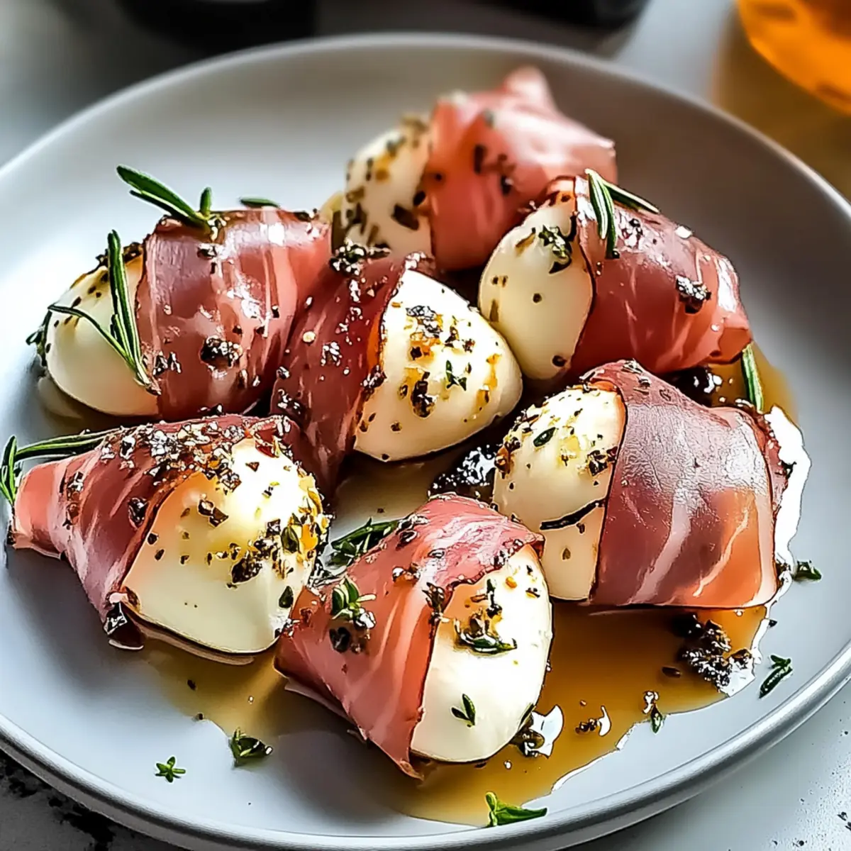 Irresistible Prosciutto Wrapped Mozzarella Bites in Minutes