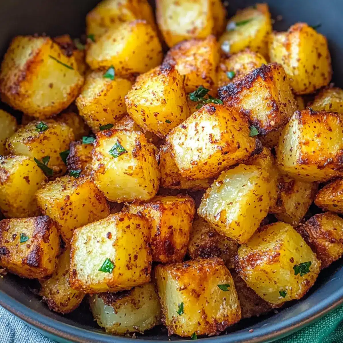 Crispy Air Fryer Diced Potatoes for a Quick Flavor Boost