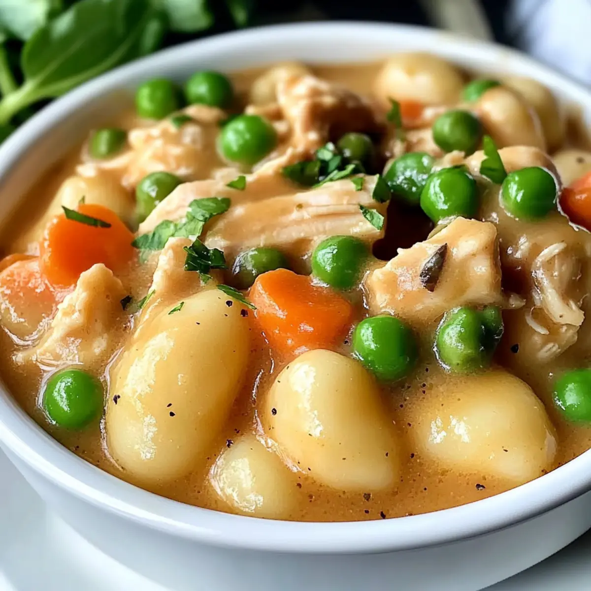Creamy Chicken and Gnocchi Pot Pie