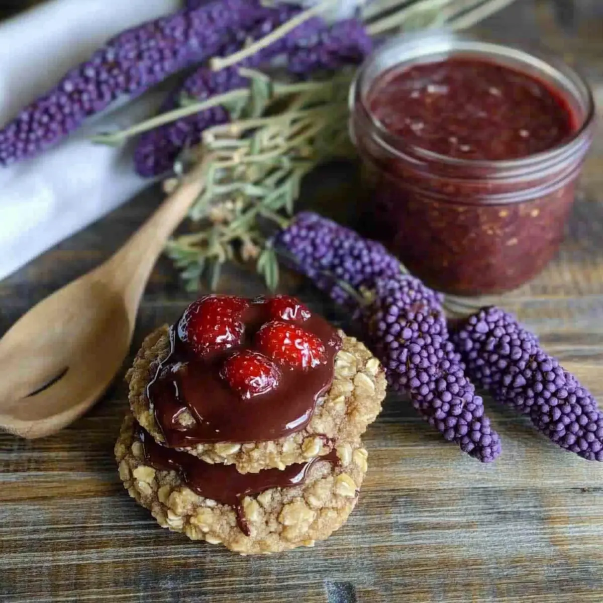 Strawberry lavender jam