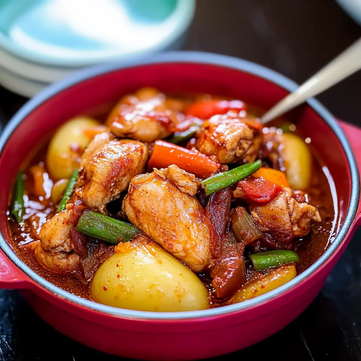 Dakbokkeumtang (Korean Chicken Stew)