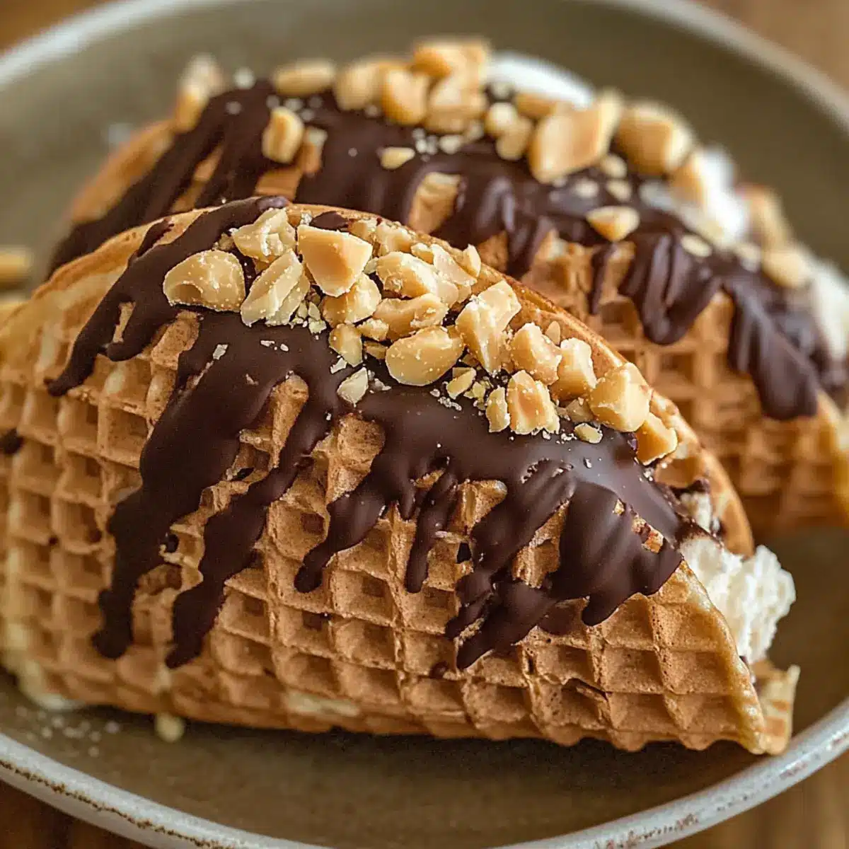 Homemade Choco Tacos