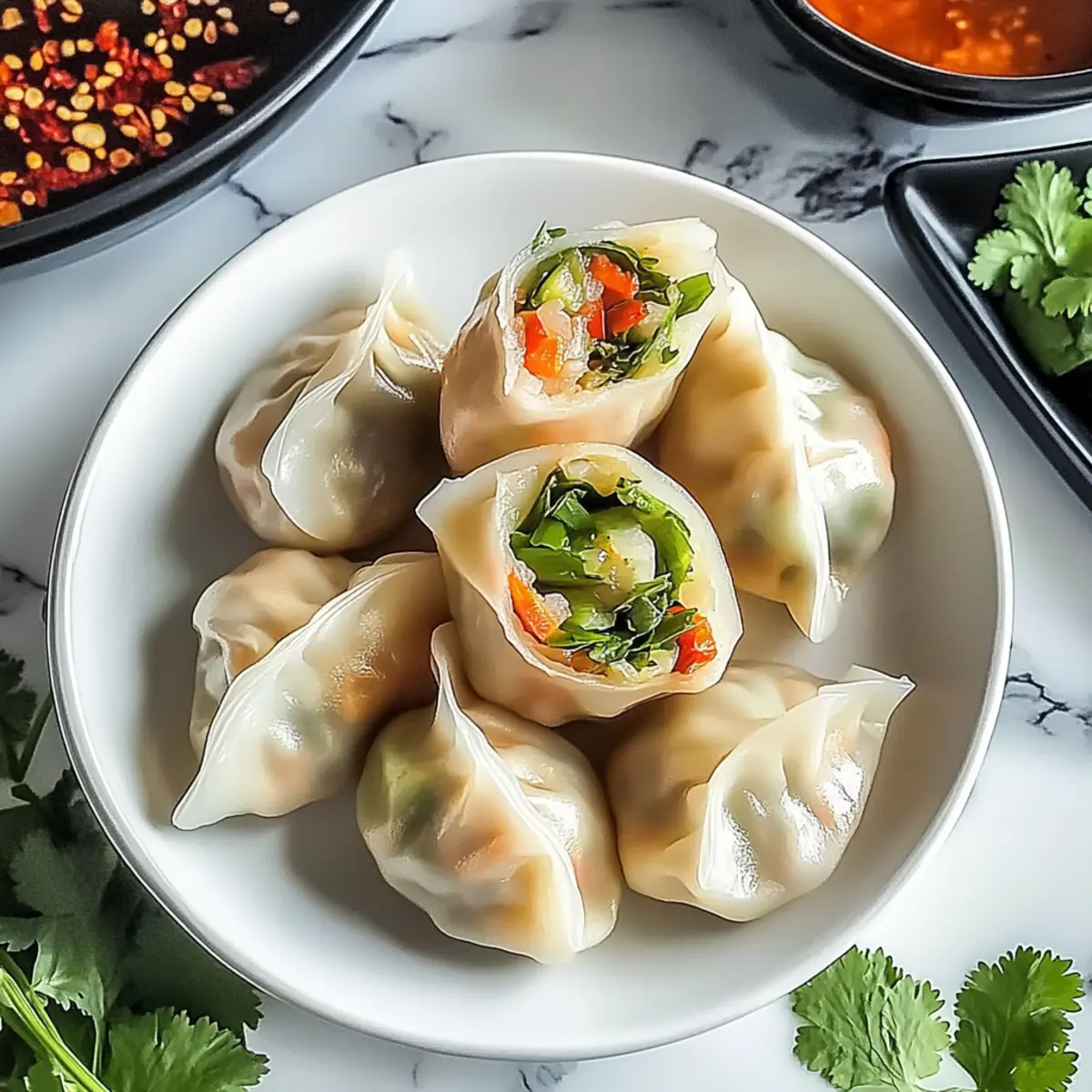 Crispy Rice Paper Dumplings