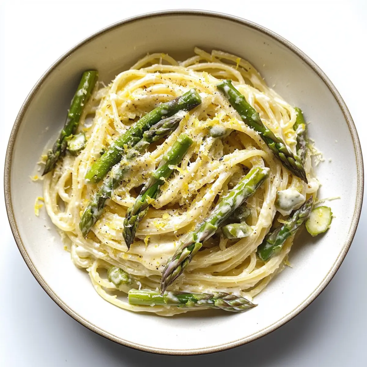 Creamy Asparagus Pasta