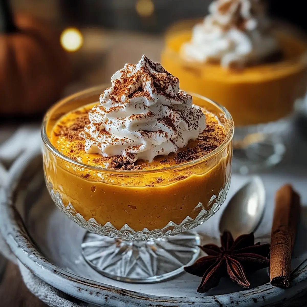 Baked Pumpkin Pudding