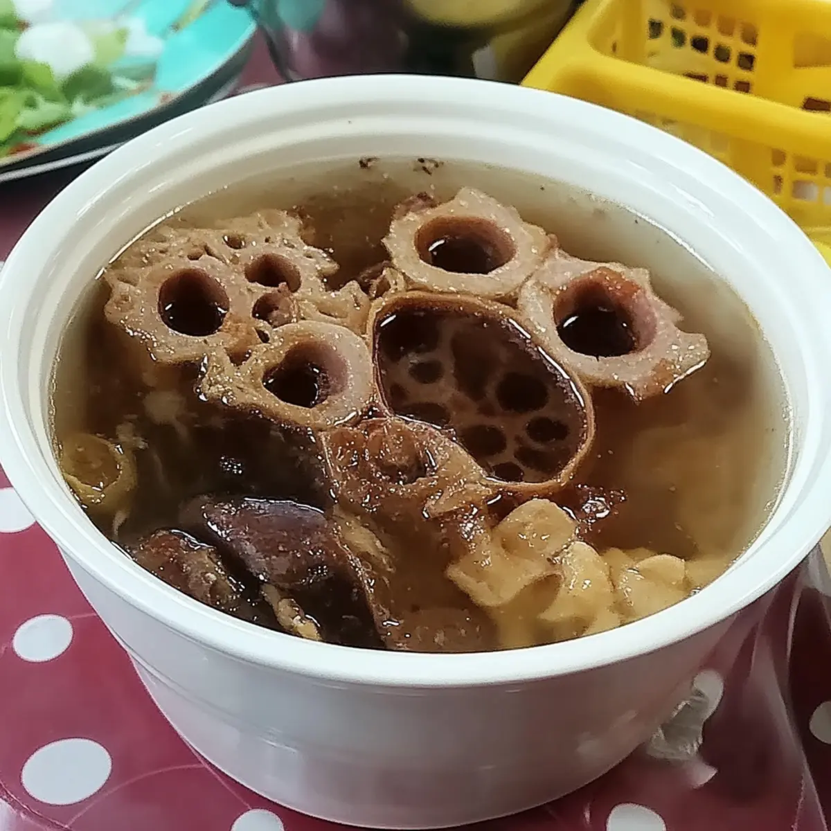 Lotus root and spare rib soup