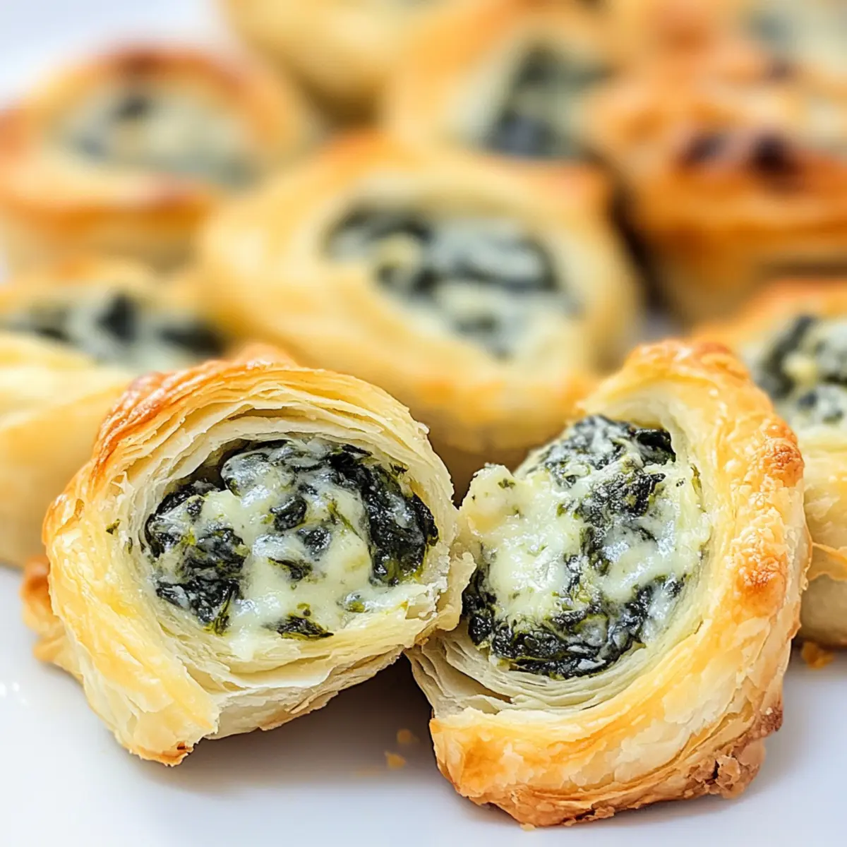 Creamy Spinach Roll Ups