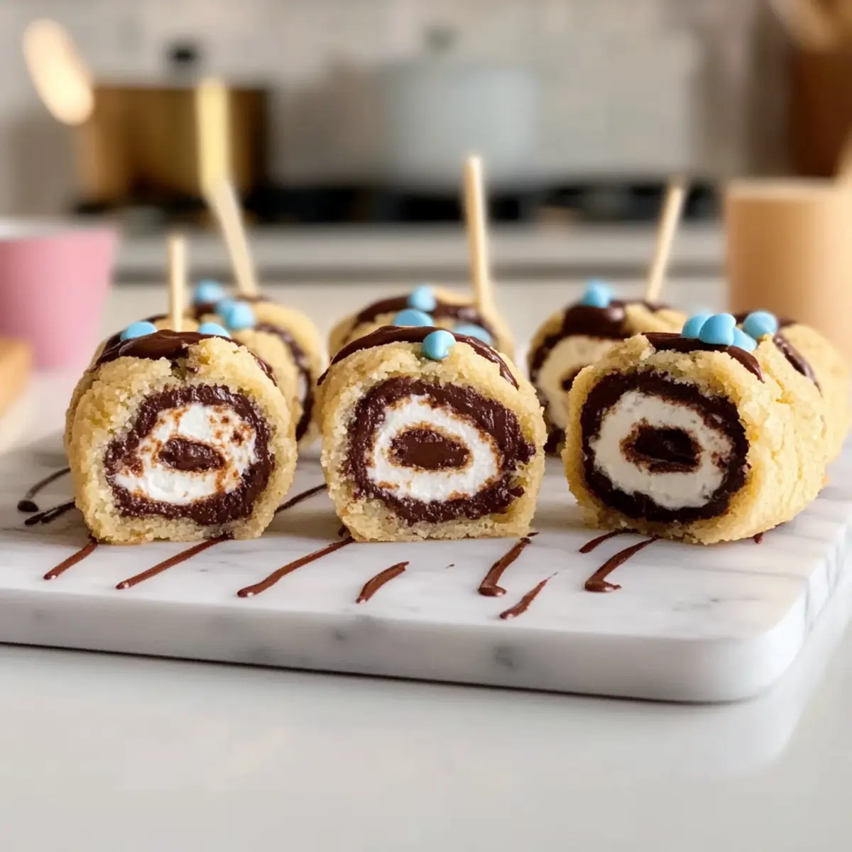 Chocolate Chip Cookie Sushi