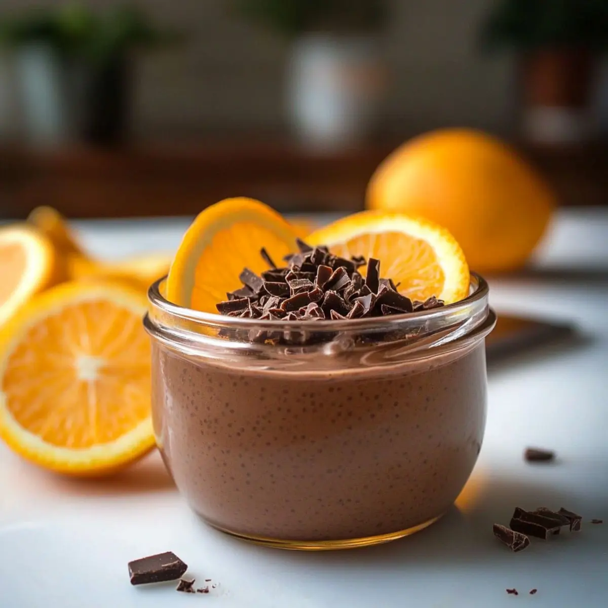 Chocolate Orange Chia Pudding