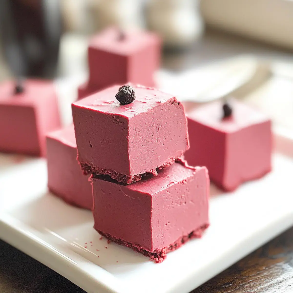 Red Velvet Fudge