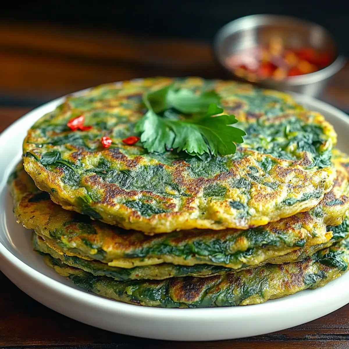 Spinach Puda