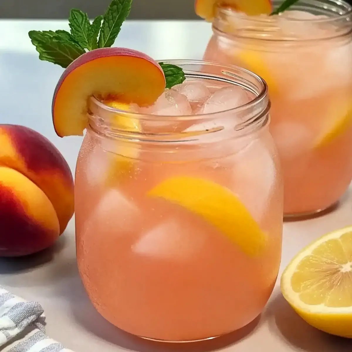 Peach Lemonade Recipe
