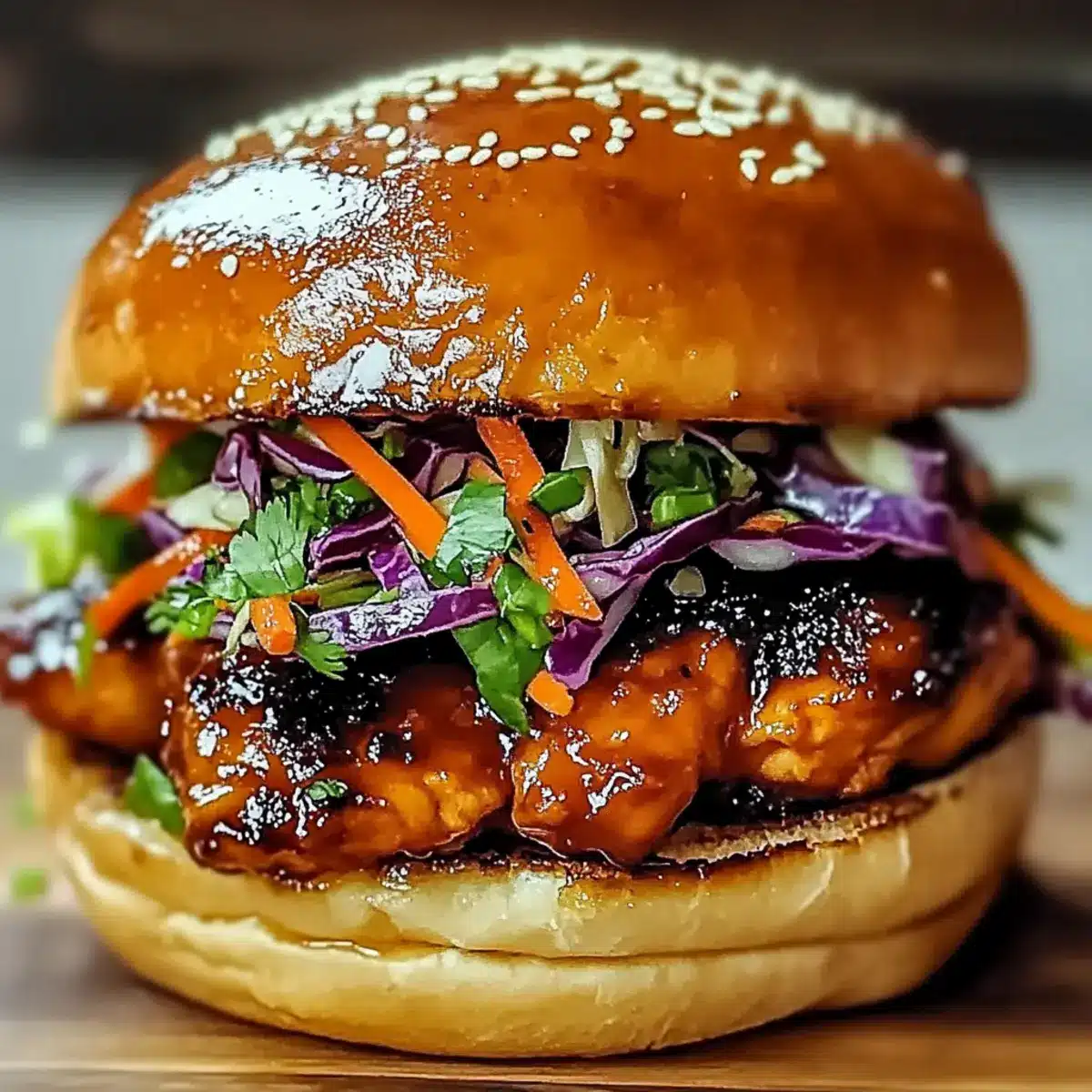 Korean BBQ Chicken Sandwich