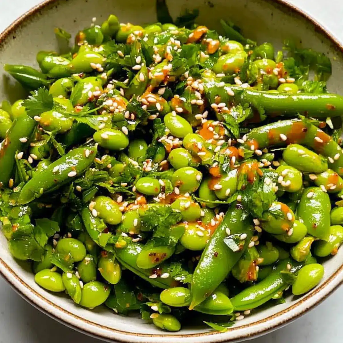 Chili Crisp Snap Pea Salad