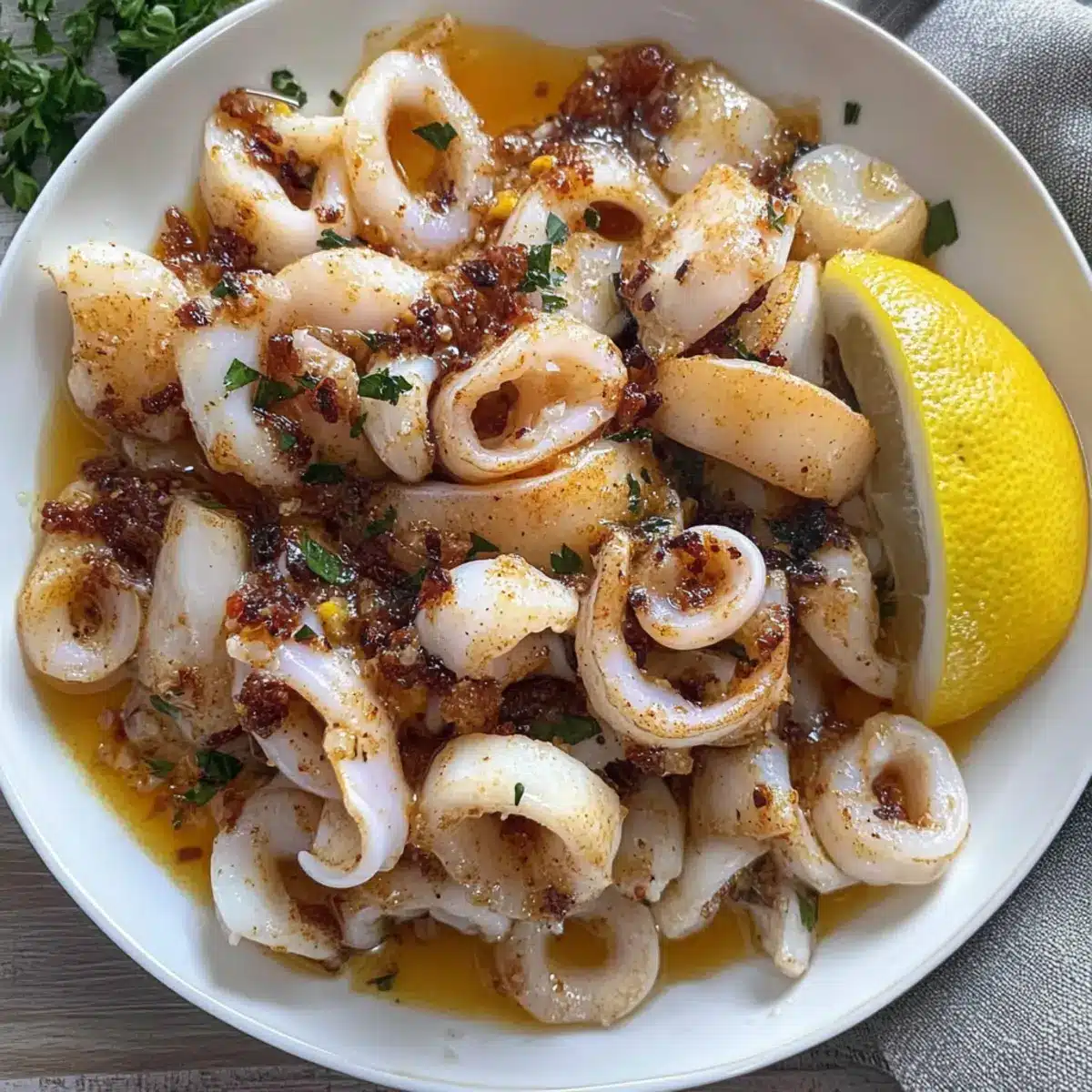 SAUTEED CAJUN CALAMARI