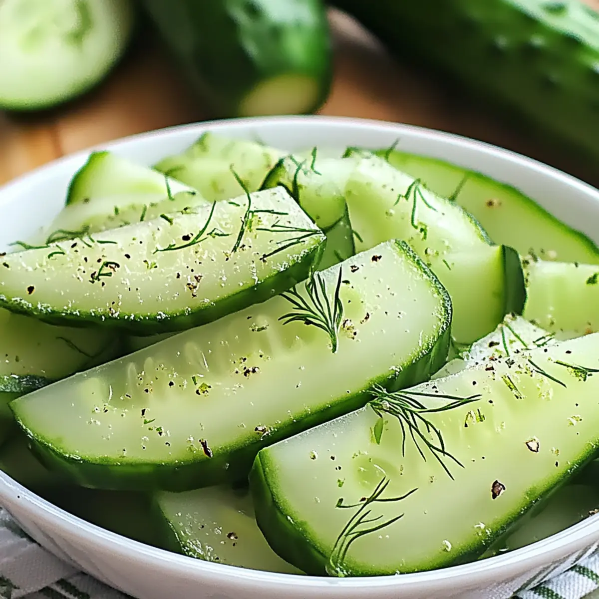 Garlic Dill Cucumbers