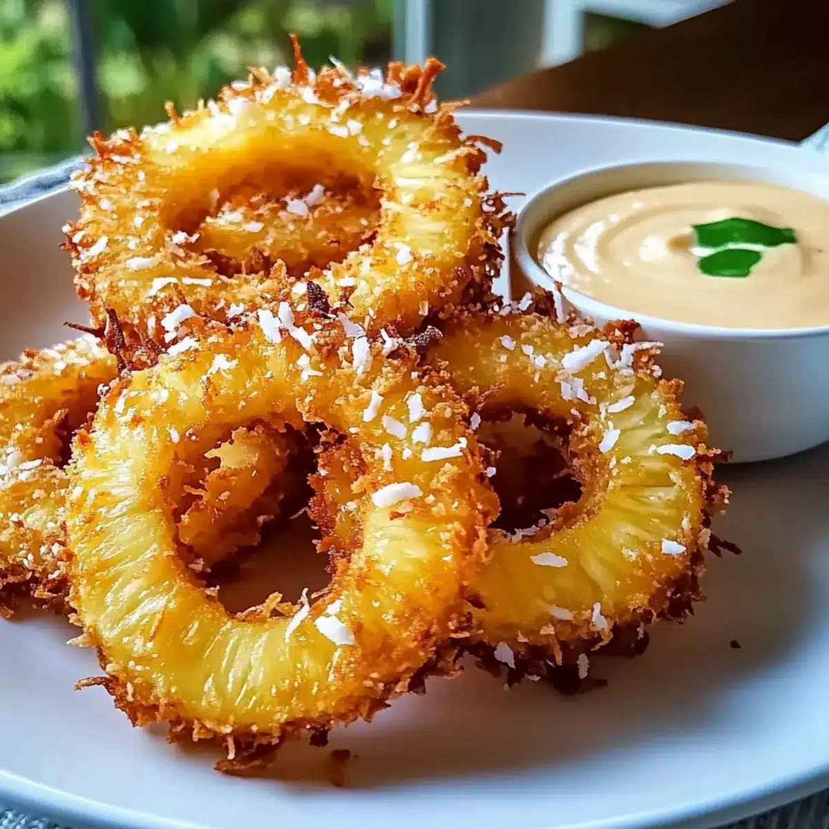 Rum-Soaked Fried Pineapple