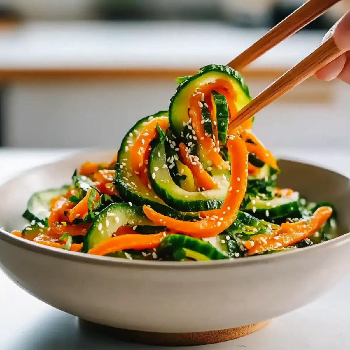 Cucumber Carrot Salad