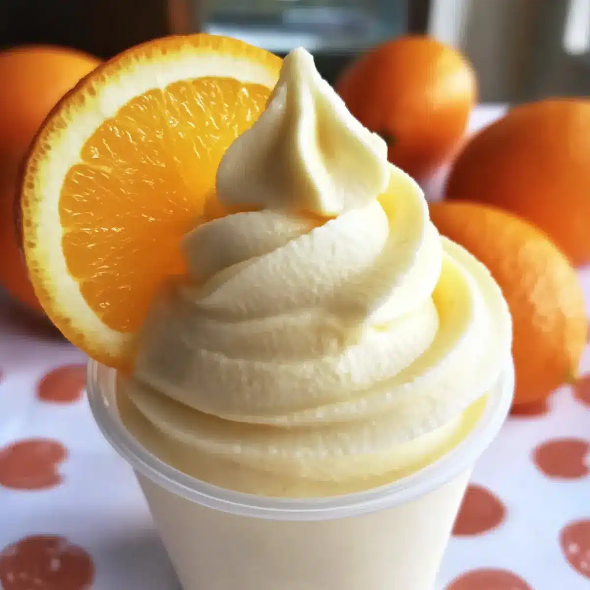 Homemade Orange Dole Whip