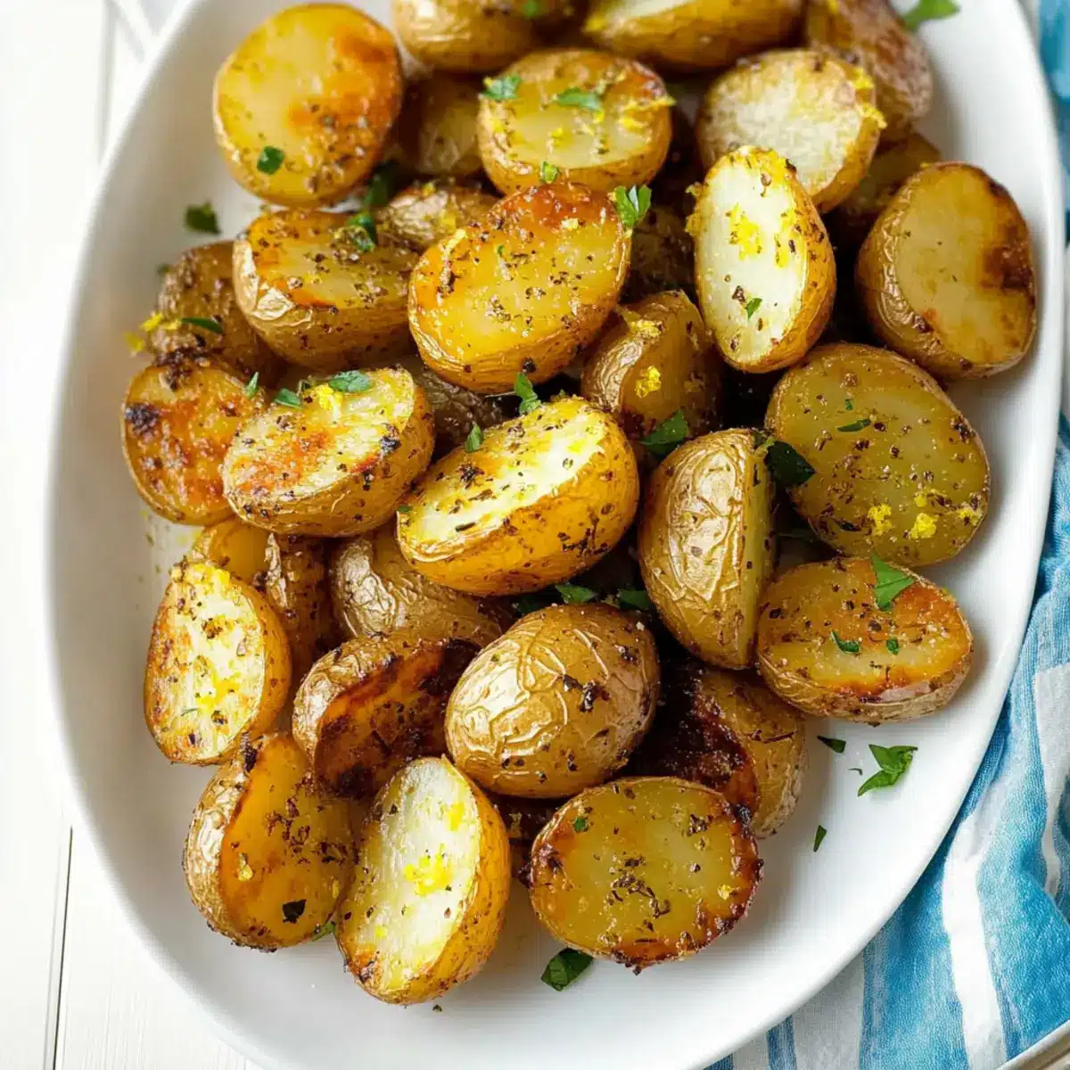 Lemon Garlic Potatoes