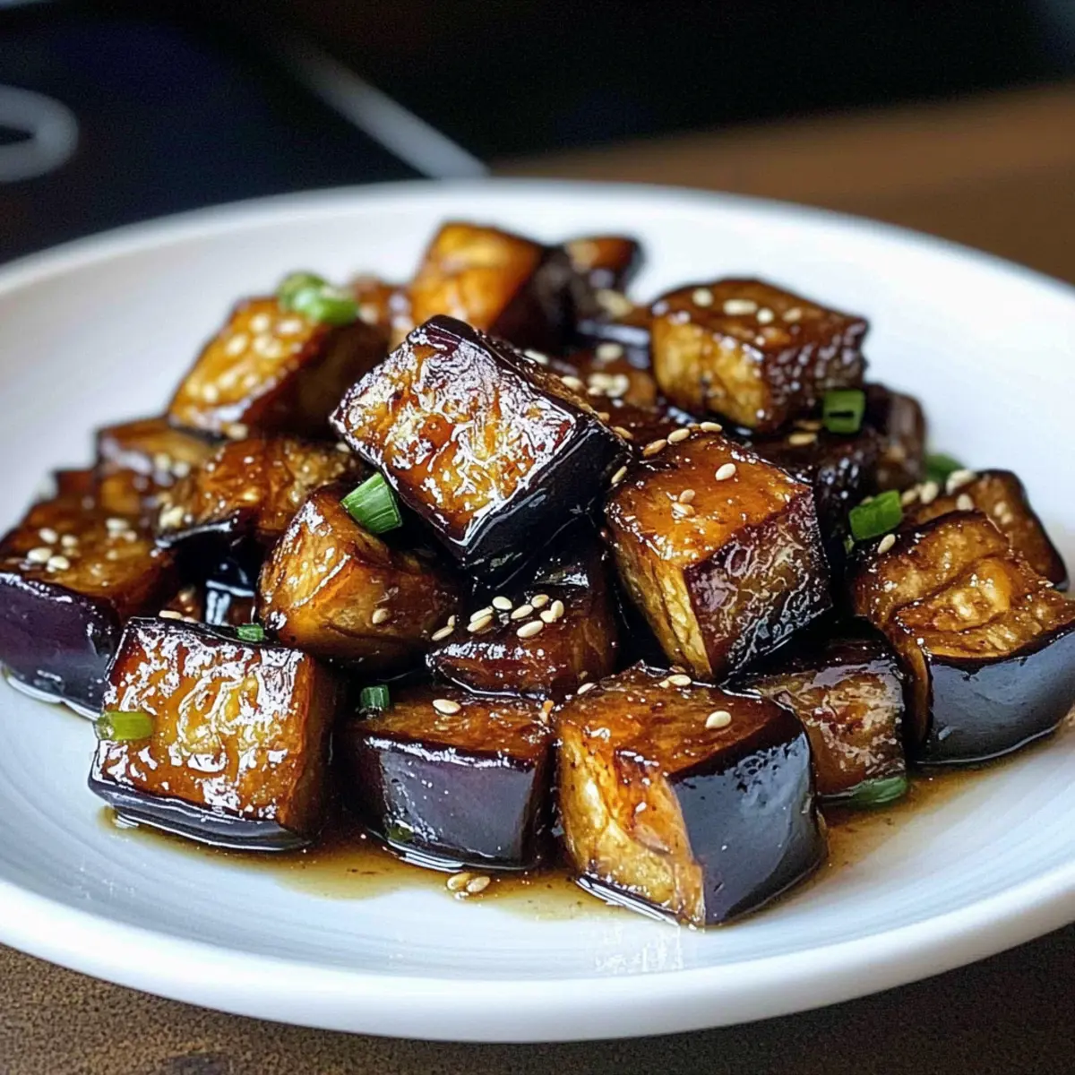 Miso Glazed Eggplant