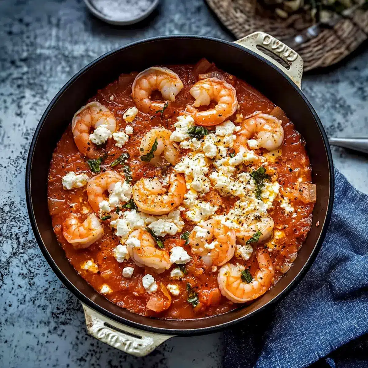 Shrimp Saganaki