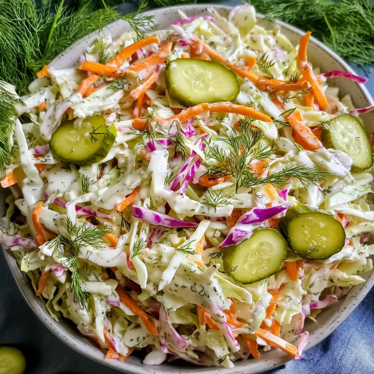 Dill Pickle Coleslaw