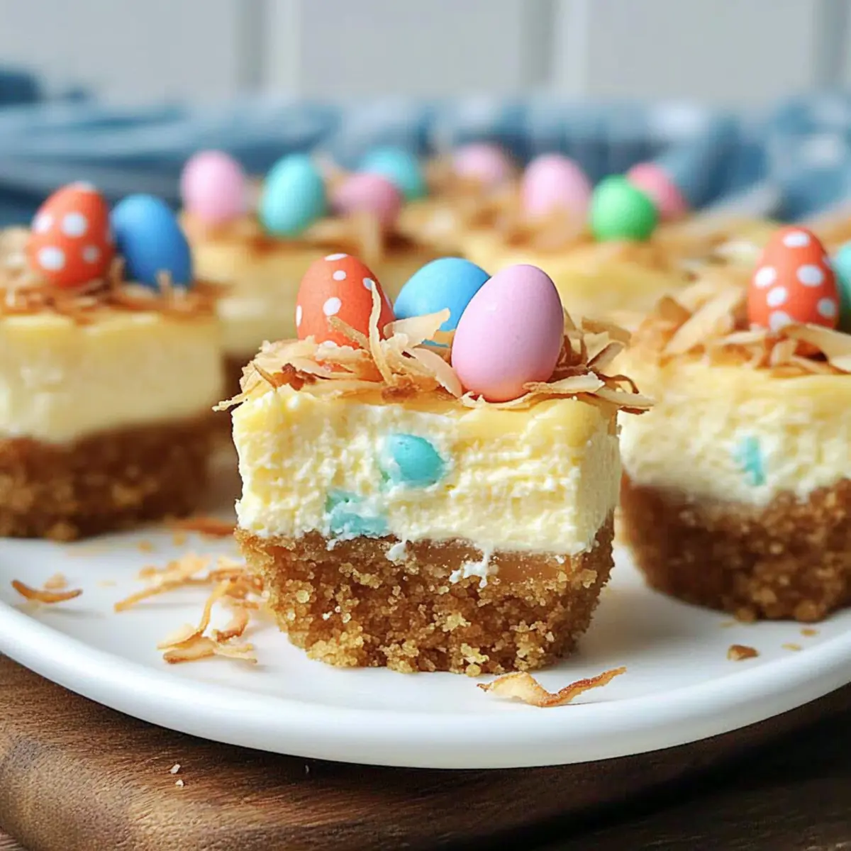 Mini Easter Cheesecakes