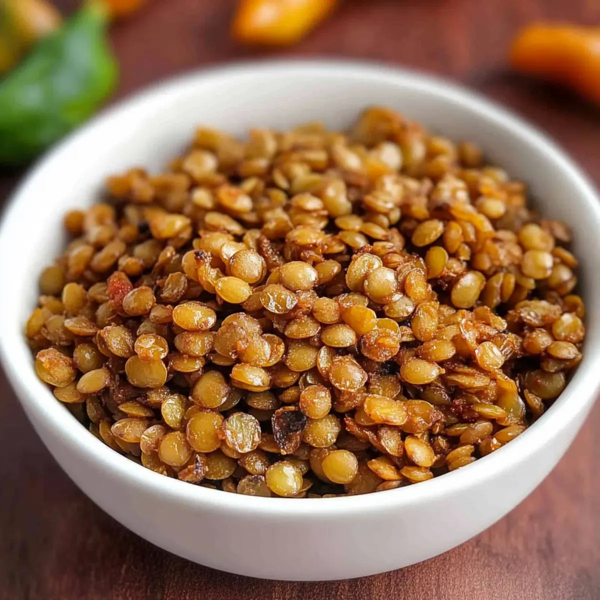 Crispy Roasted Lentils