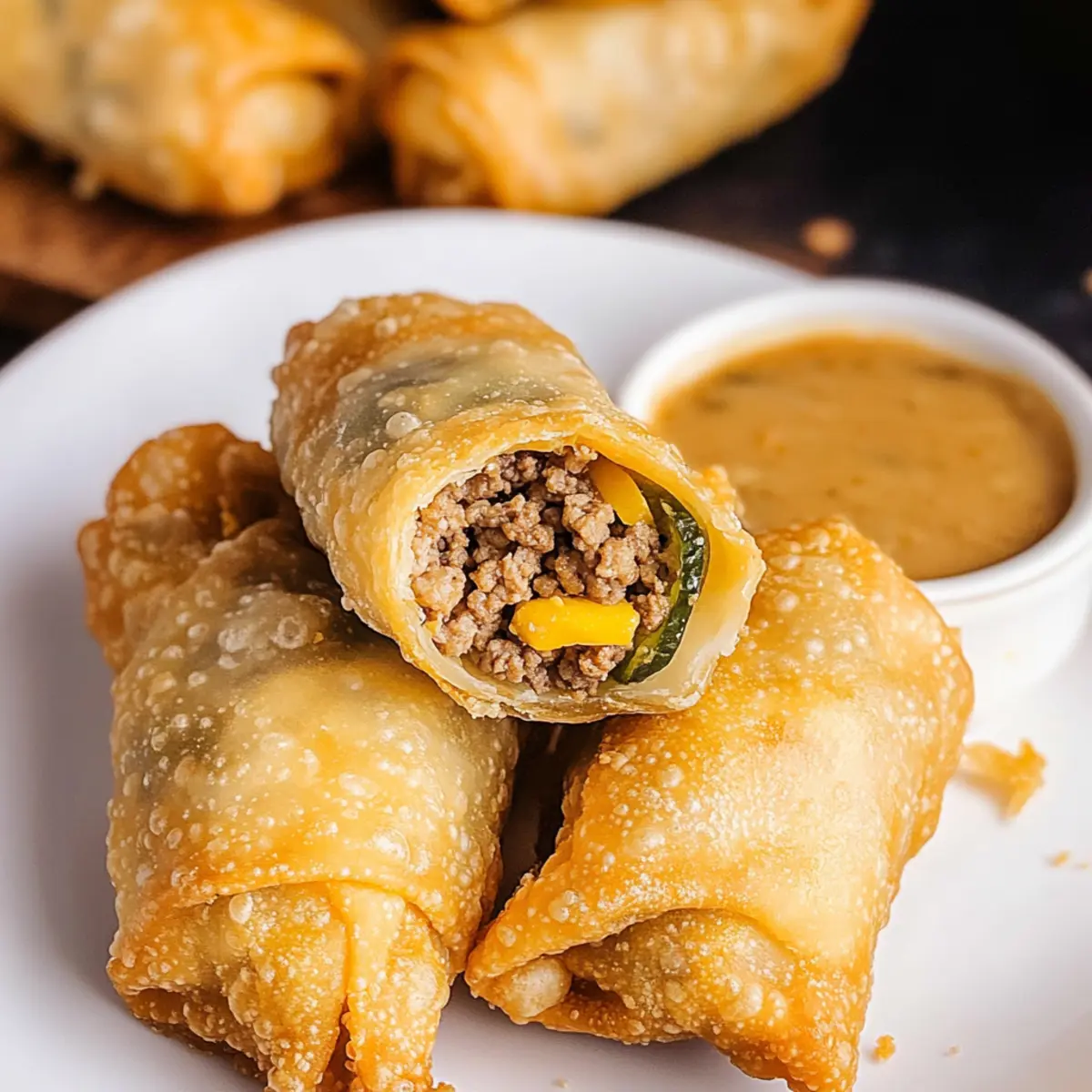 Big Mac Egg Rolls