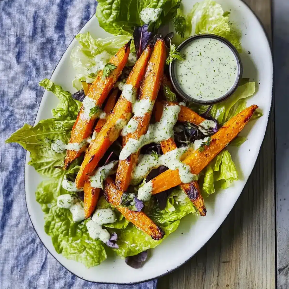 Green Goddess Carrot Salad