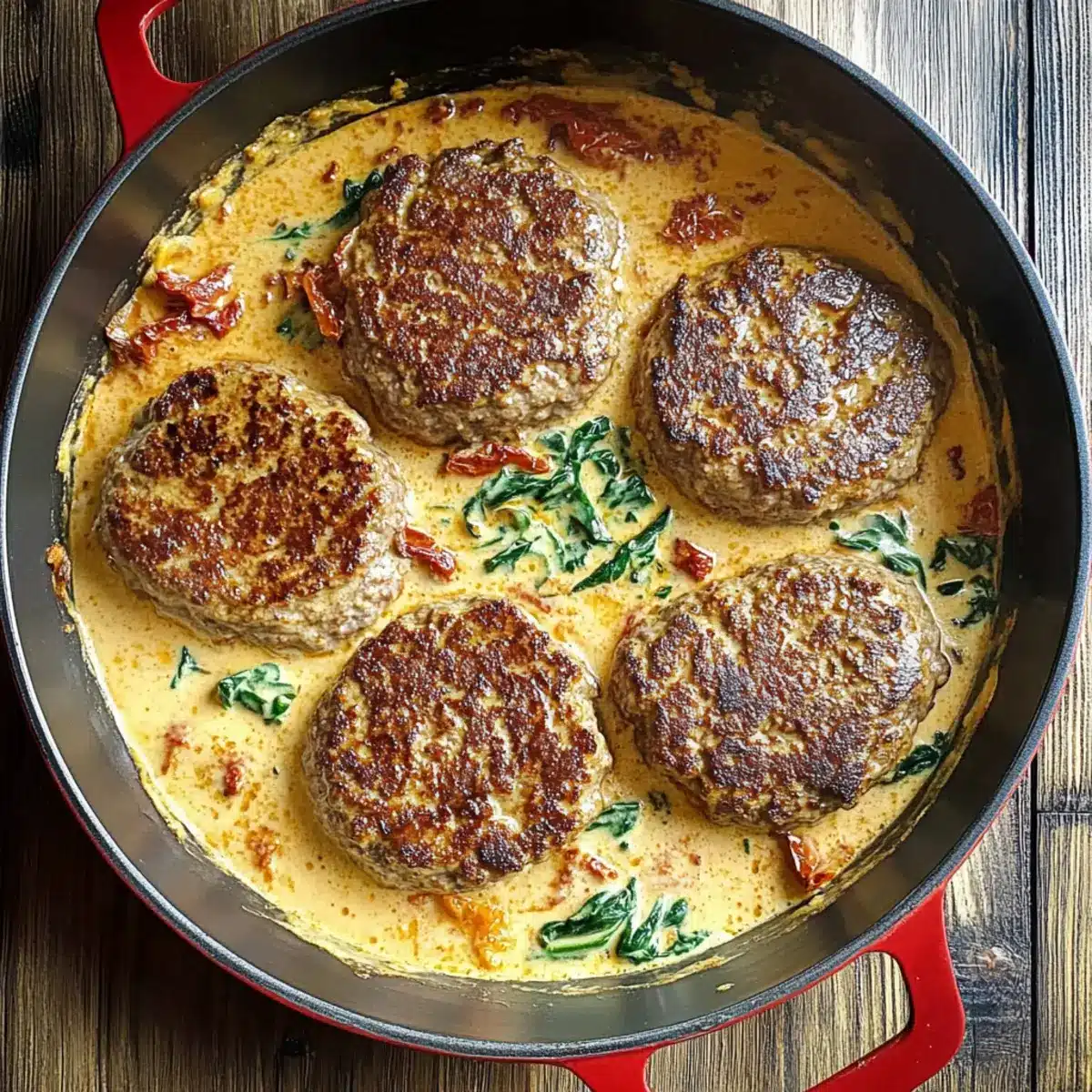 Tuscan Hamburger Steaks