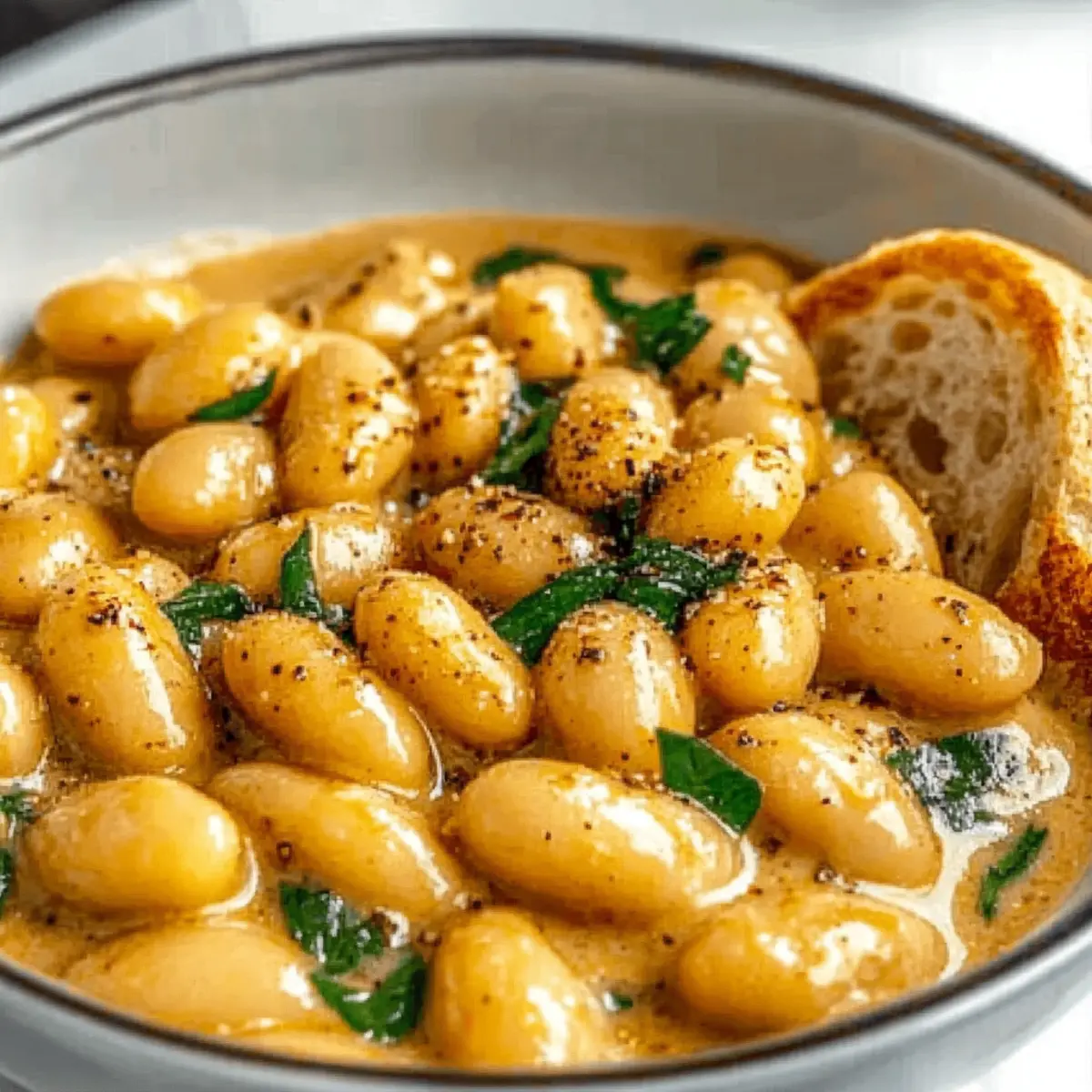 Creamy Miso Butter Beans