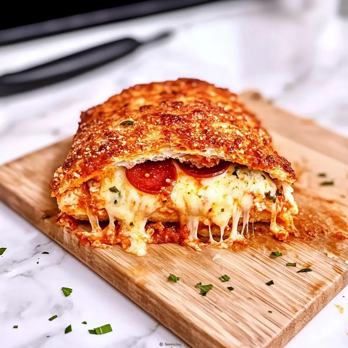 Air Fryer Chicken Pizza Hot Pockets
