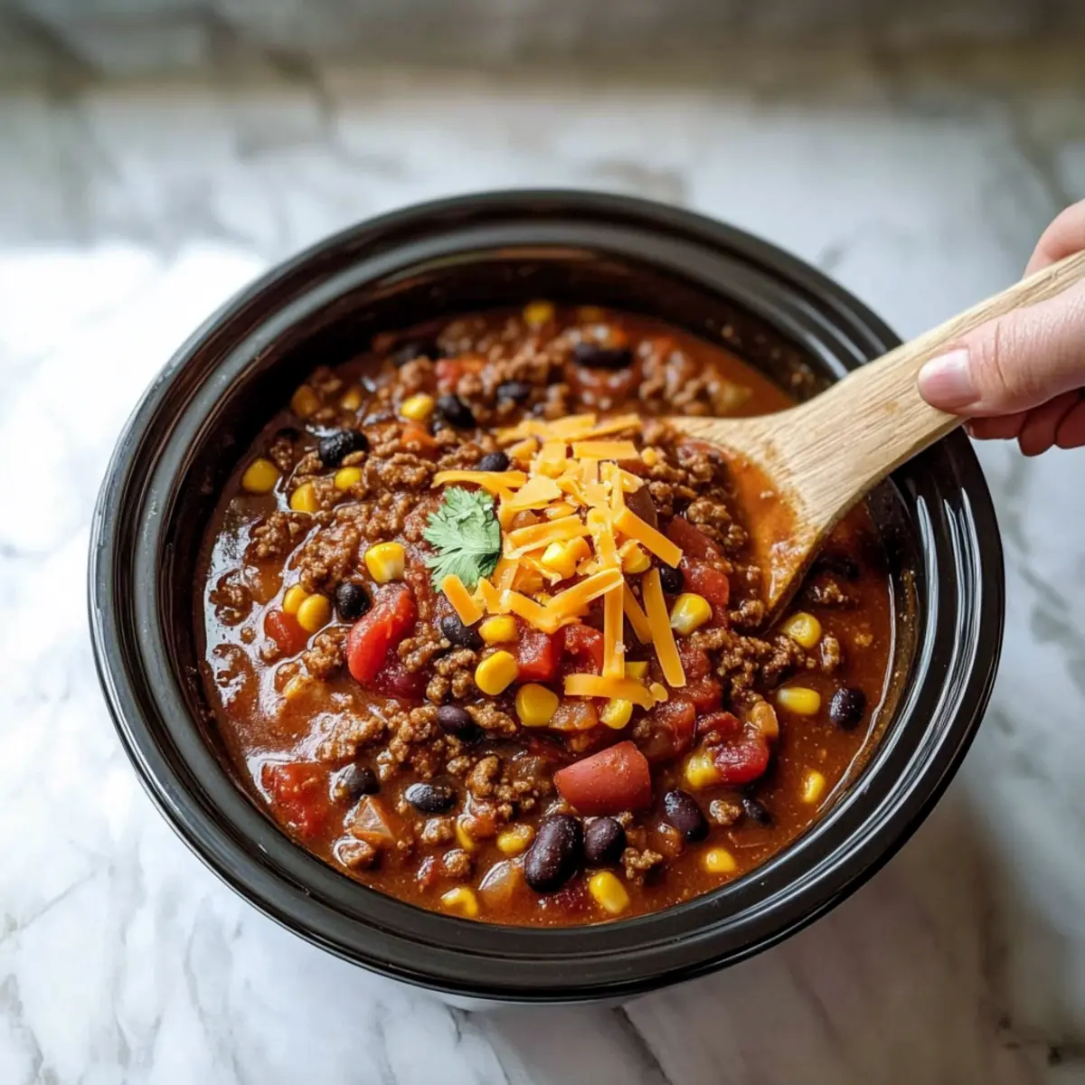 Crockpot Cowboy Chili
