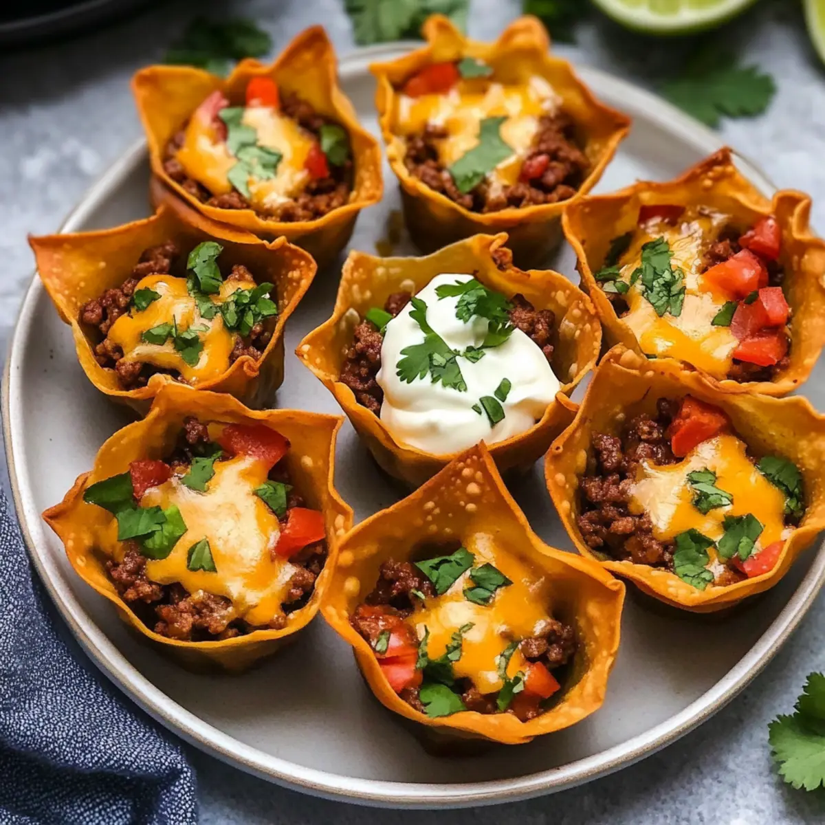 EASY TACO CUPS