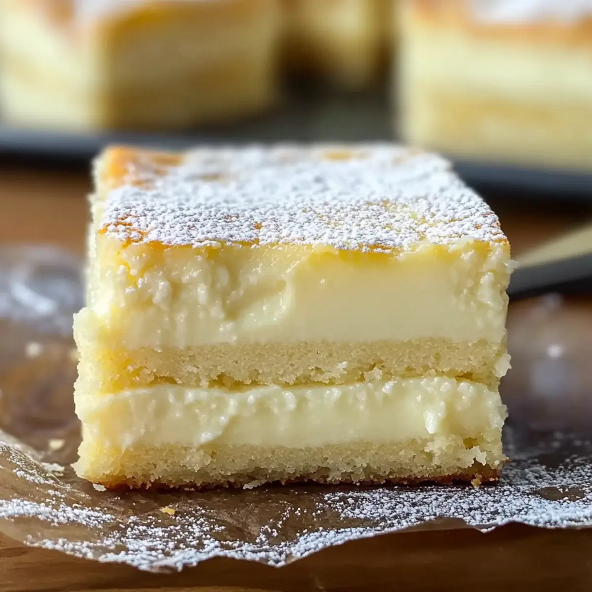 Vanilla Magic Custard Cake