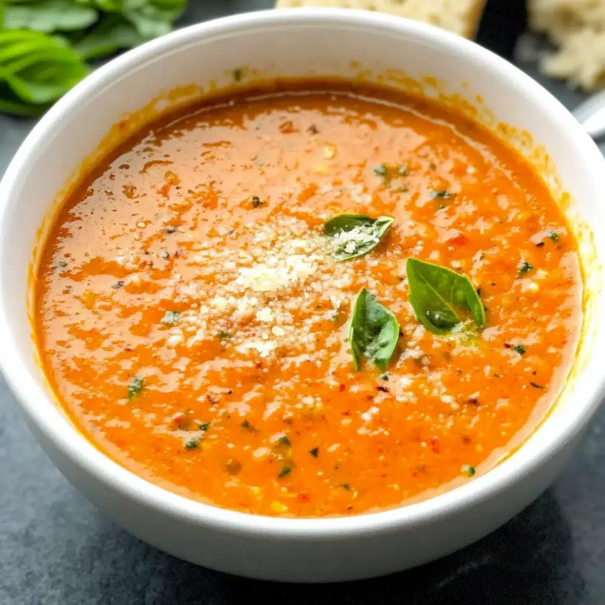 Roasted Zucchini Tomato Soup