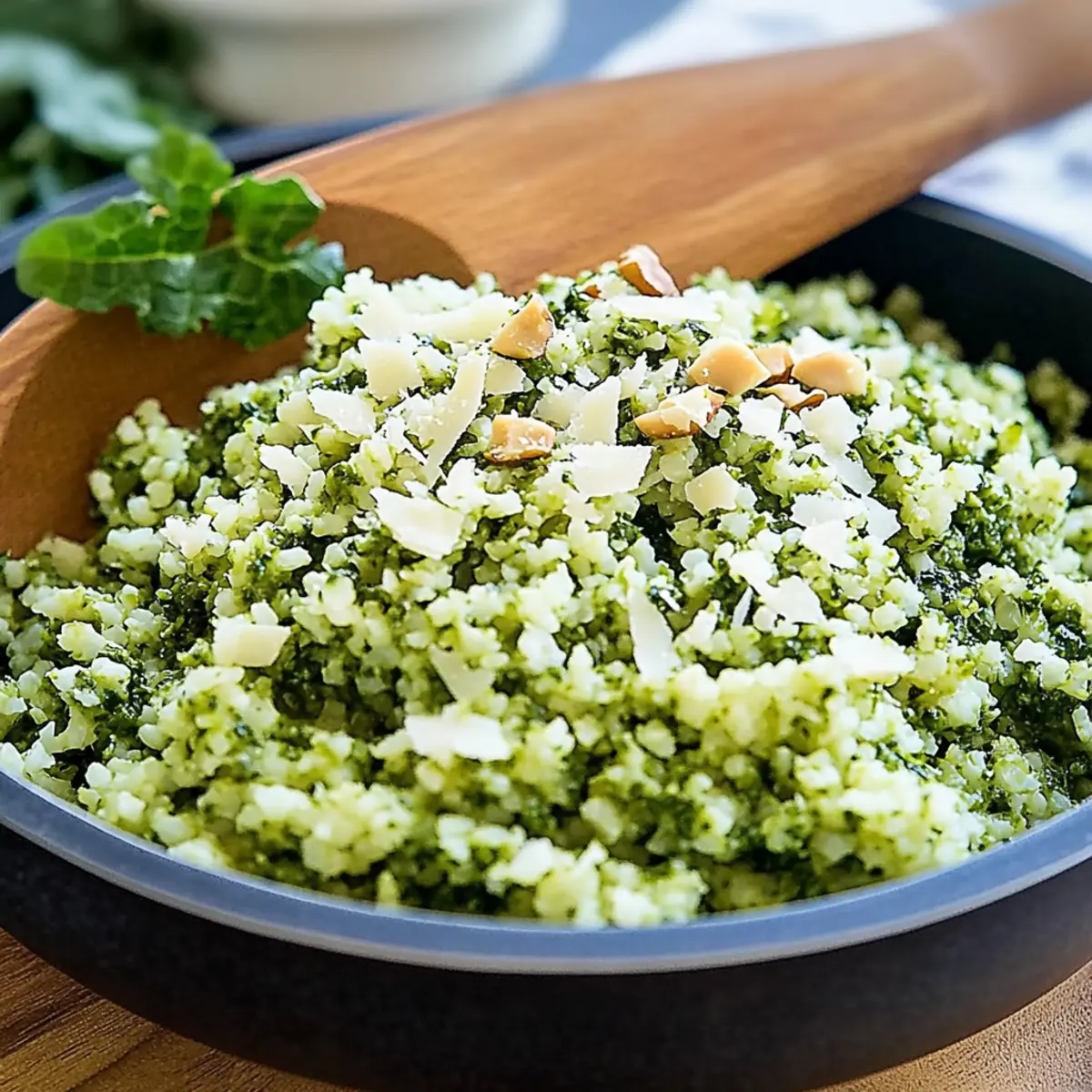 Pesto Cauliflower Rice
