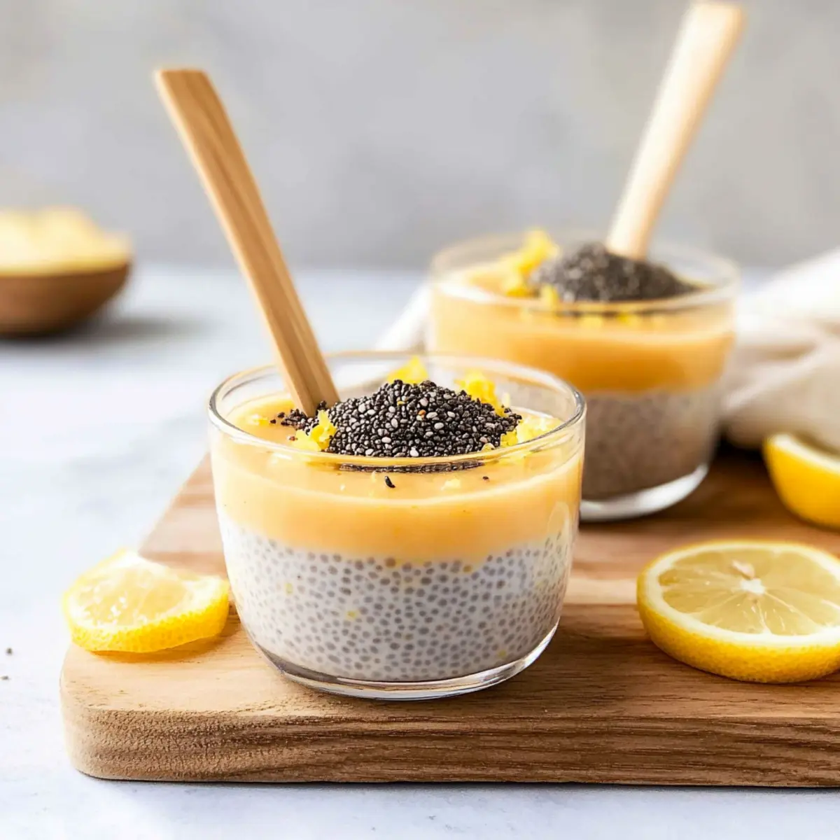 Chia Pudding with Lemon Curd
