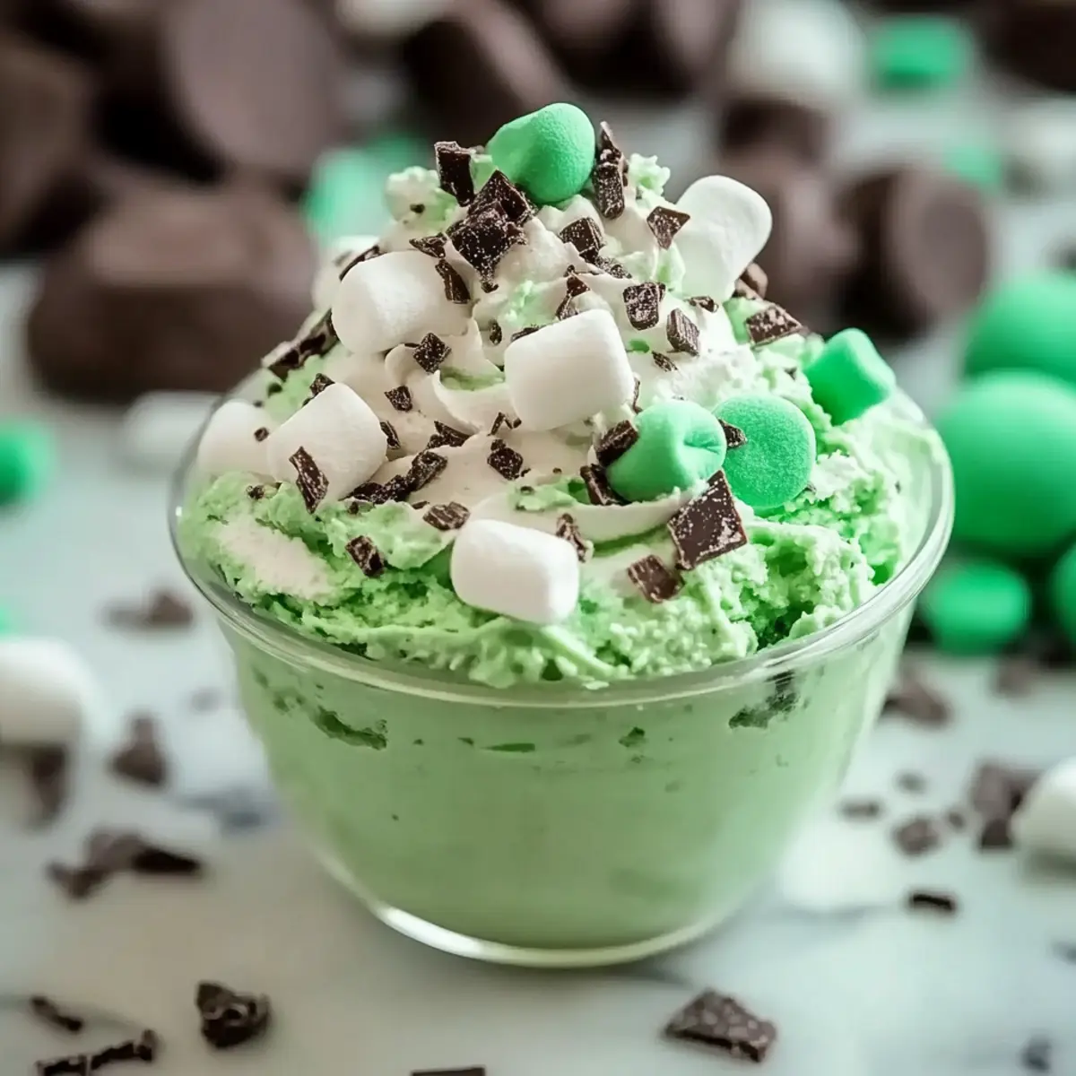 Shamrock Cheesecake Fluff