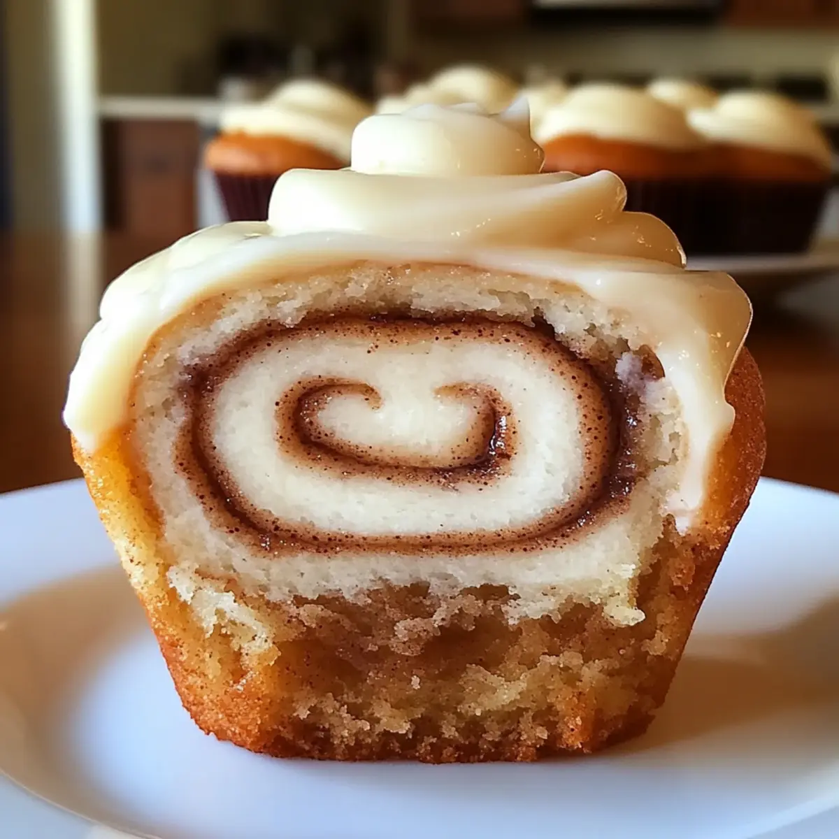 Cinnamon Roll Cupcakes
