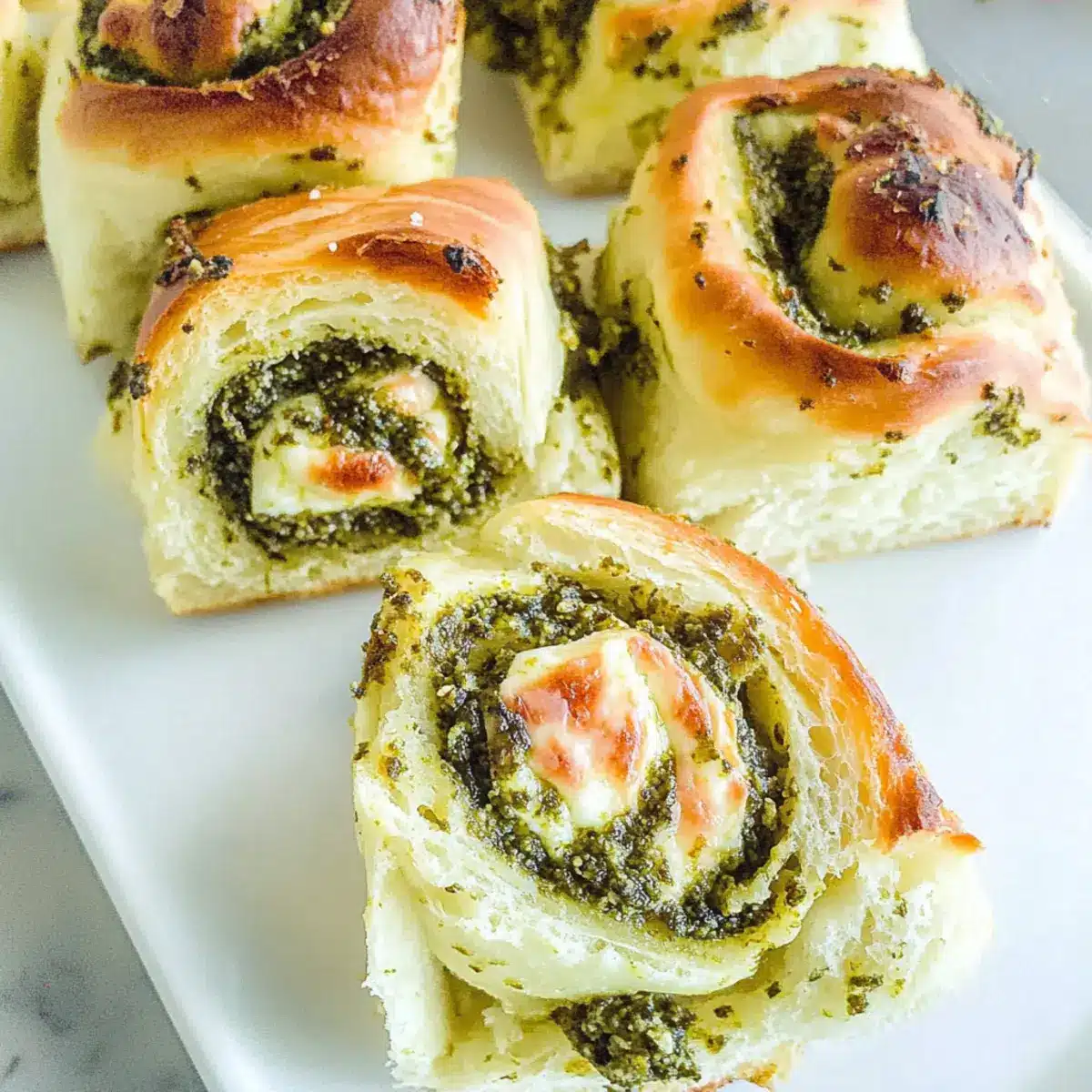 Pesto Mozzarella Rolls