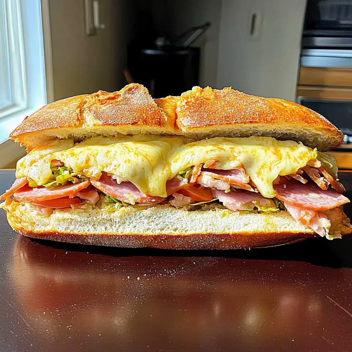 Baked Italian Grinder Sandwich
