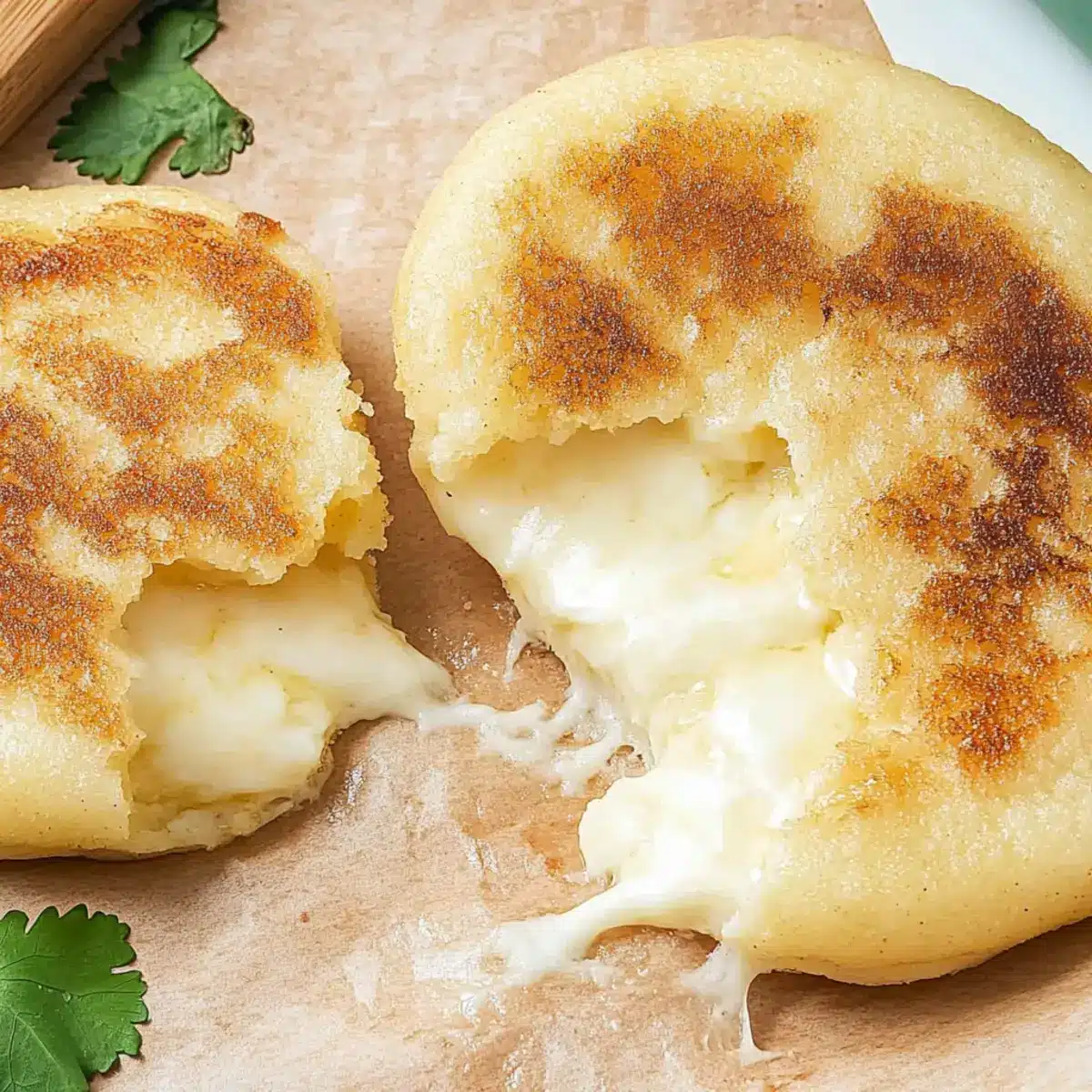 Arepas con Queso