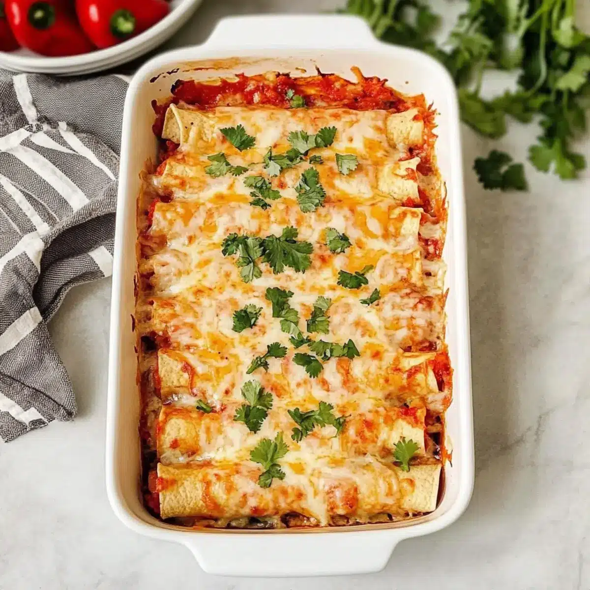 Creamy Shrimp Enchiladas