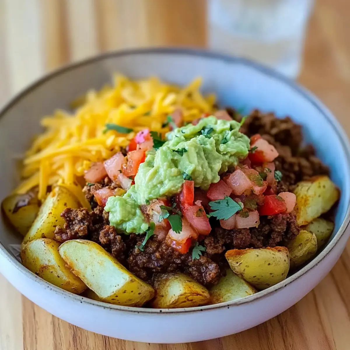 Loaded Potato Taco Bowl