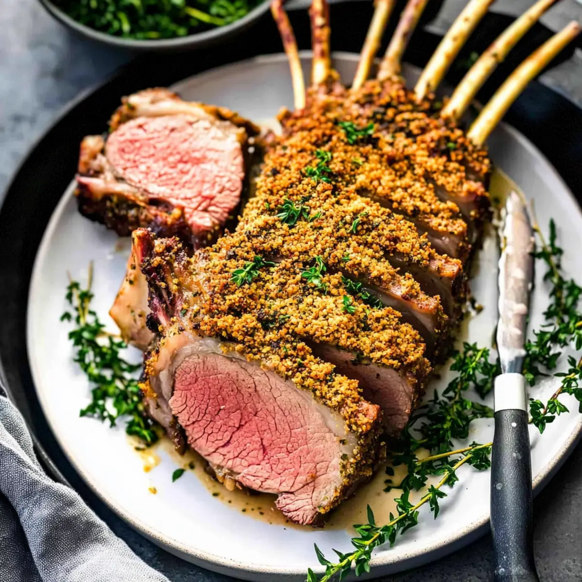 Herb Crusted Rack of Lamb
