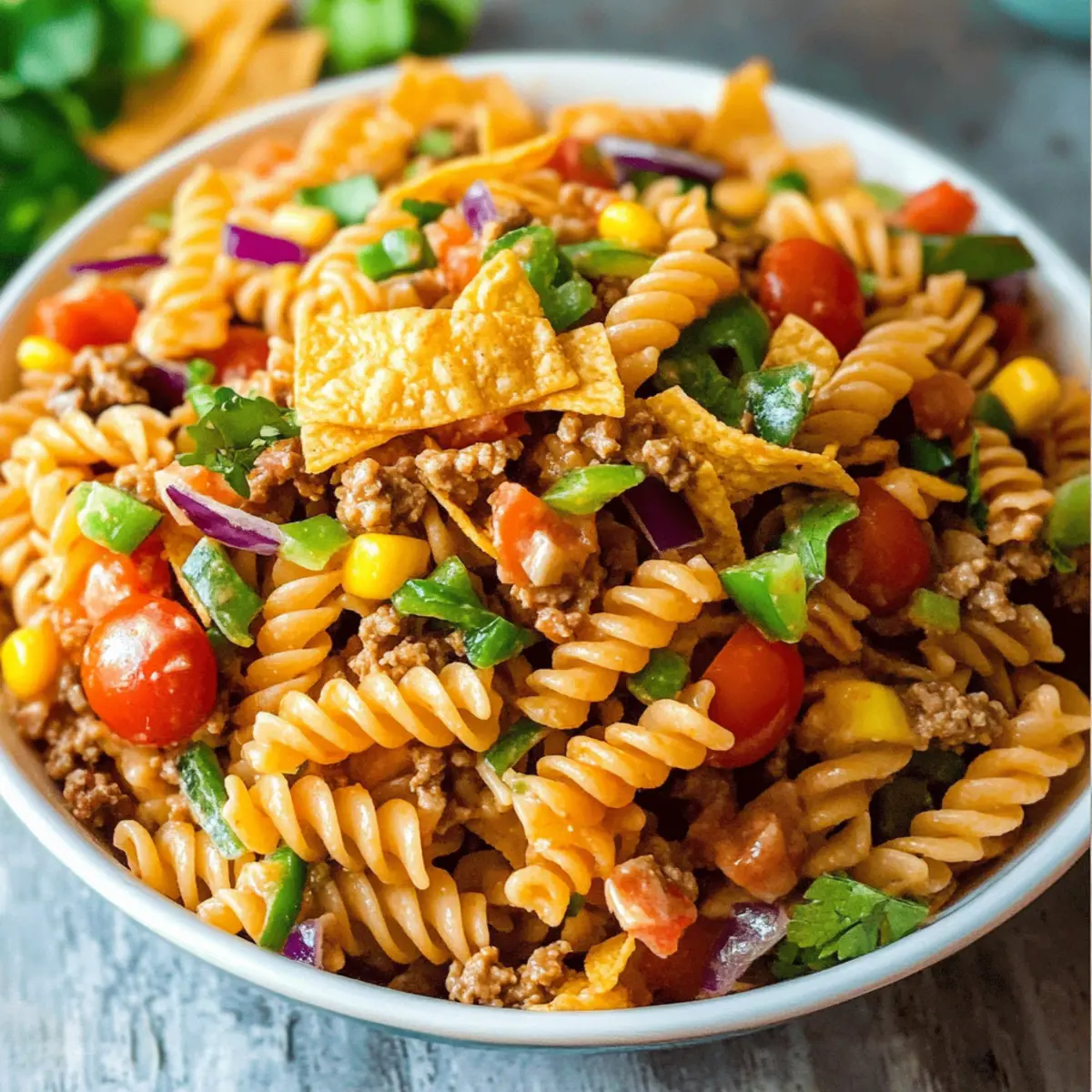 Cold Taco Pasta Salad