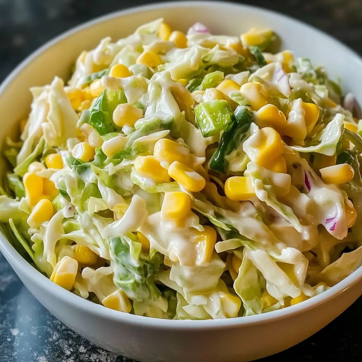 Jalapeno Corn Coleslaw